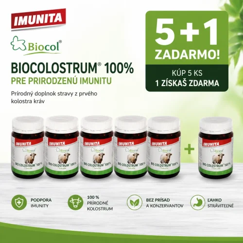 Biocolostrum kapsule 90 ks  AKCIA 5 + 1